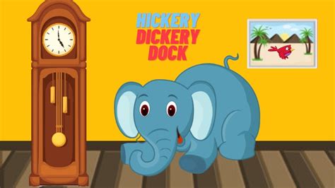 Hickory Dickory Dock Elephant | Nursery Rhymes And Kids Songs | PintuB ...