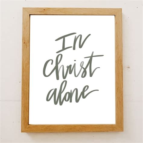 In Christ Alone - Etsy