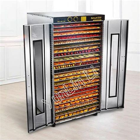 Commercial Food Drying Machine Stainless Steel Food Dehydrator Fruit/Vegetable/Pet Food/Seafood ...