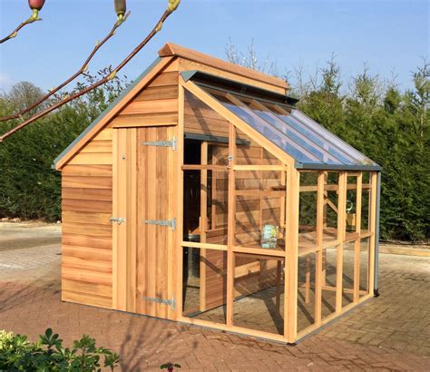 The Grow and Store combination shed and greenhouse, from the Potting Shed range by Gabriel Ash ...