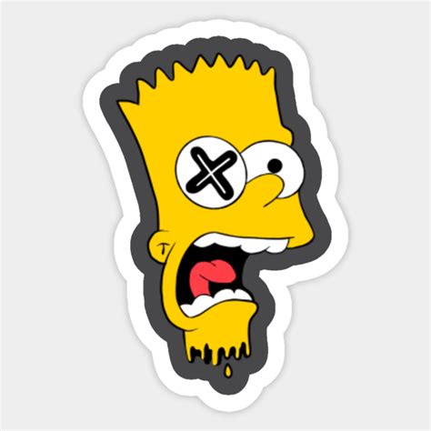 Bart Simpson - Bart Simpson - Sticker | TeePublic