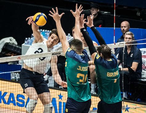 USA teams finish first rounds of Volleyball Nations League a combined 7 ...