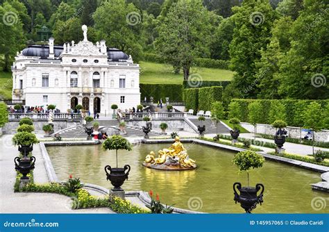 Linderhof Palace in Bavaria, Germany Stock Image - Image of bavarian ...