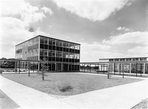 Exterior View of Nobel School. 1963 | Nobel School | Our Stevenage