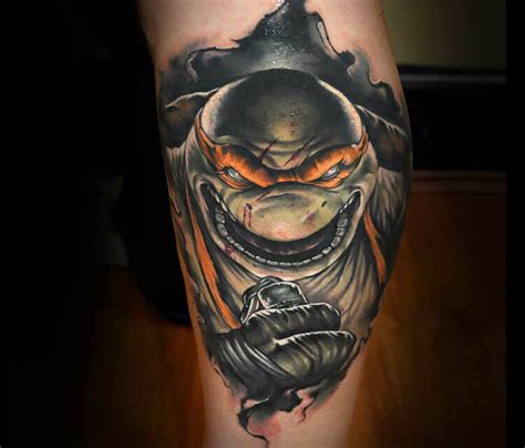 Teenage mutant Ninja Turtles tattoo by Benjamin Laukis | No. 272