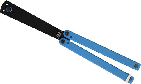 Amazon.com : Squid Industries Squiddy-U Butterfly Blue Plastic practice balisong dull knife ...