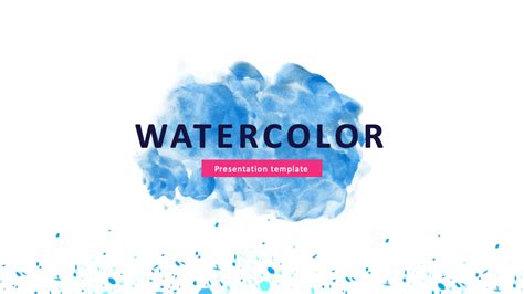 Artsy Watercolor Free PowerPoint Theme - Just Free Slides