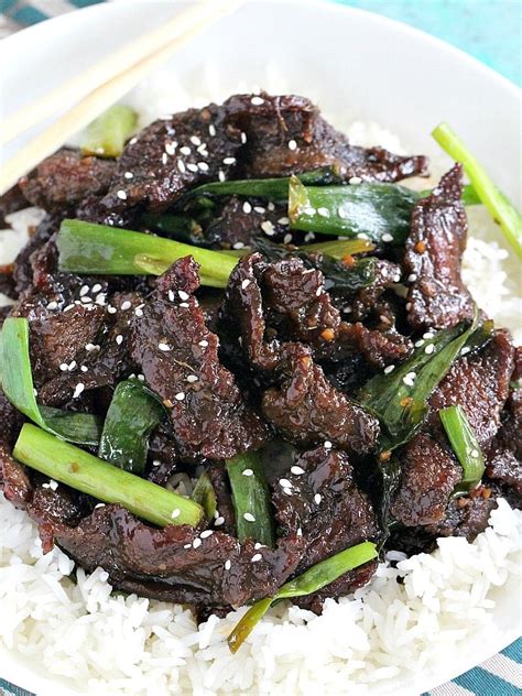 PF Chang's Mongolian Beef Recipe - Copycat - Sweet and Savory Meals