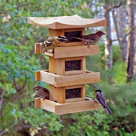 Large Capacity Bird Feeder Plans | Bird Cages | Birds | Bird feeder ...