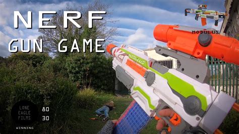 Nerf meets Call Of Duty: Gun Game 1.0 | First Person in 4K! Aaron Esser style - YouTube