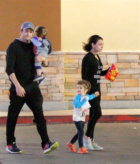 Mila Kunis and Ashton Kutcher's Rare Photos With Their 2 Kids