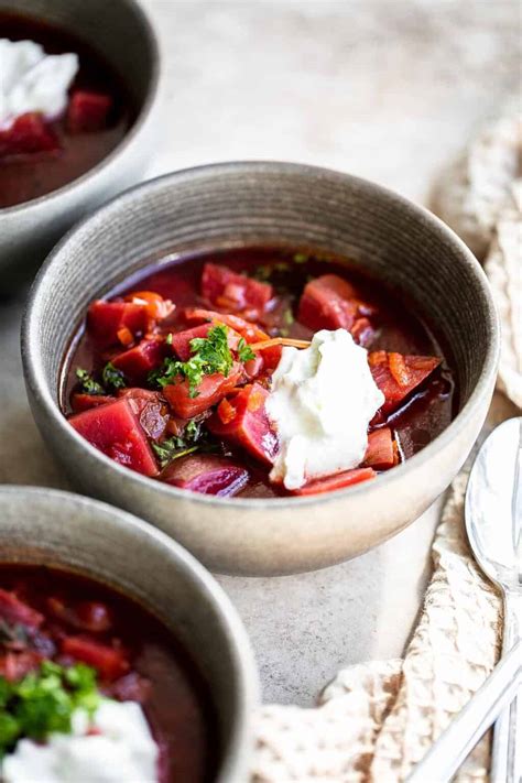 Borscht (Beet Soup) - Ahead of Thyme