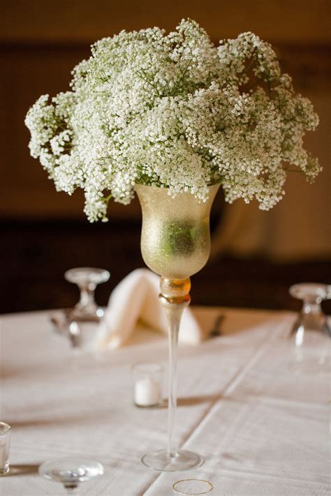 Elegant Baby's Breath Centerpieces