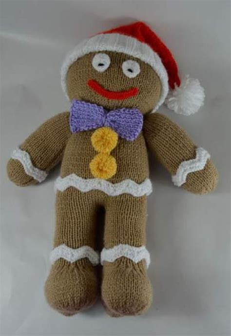 PDF KNITTING PATTERN Gingerbread Man Soft Toy Knitting Pattern Download ...