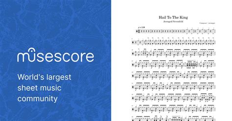 Hail To The King – Avenged Sevenfold | Drums Sheet music for Drum group (Drum Corps (Modern ...