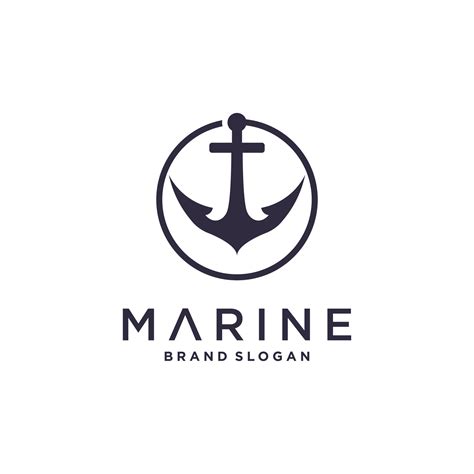 Marine logo design vector with modern unique style 24104241 Vector Art at Vecteezy