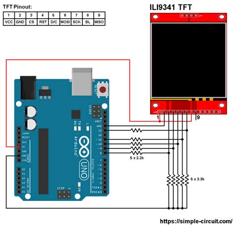 Interfacing Arduino with ILI9341 color TFT display