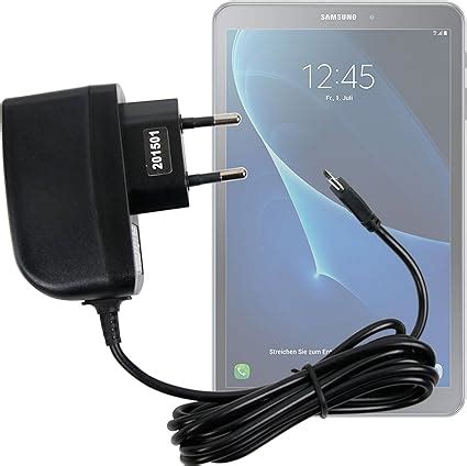 DURAGADGET Chargeur Secteur à Prise Murale pour Samsung Tab A 10.1 Pouces/Tab A6 SM-T580/T585 ...