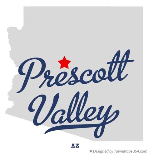 Map of Prescott Valley, AZ, Arizona