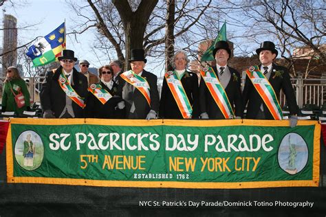 St Patrick's Day Parade on 5th Avenue, New York City