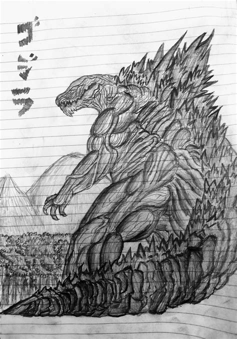 Here my drawing of Godzilla Earth. I know there's many people think the ...