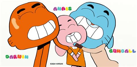 Amazing Darwin, Anais, and Gumball by Dark-Khaos on DeviantArt