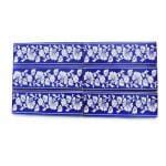 Shiv Kripa Blue Pottery Blue Ceramic Decorative Wall Tiles, 2 x 6 inch(Pack of 6) - JioMart