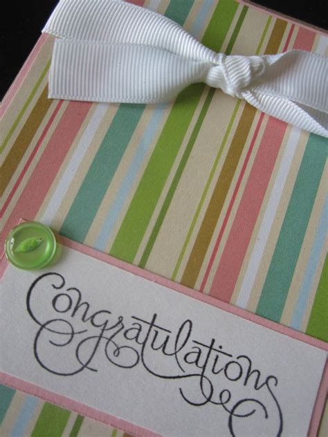 66 best images about Handmade Congratulations Cards on Pinterest ...