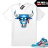 Off white UNC Jordan 1 shirt - Sneaker Match Tees