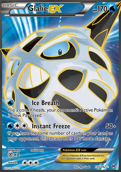 Glalie-EX 155 (BREAKthrough 2015) Pokemon Card