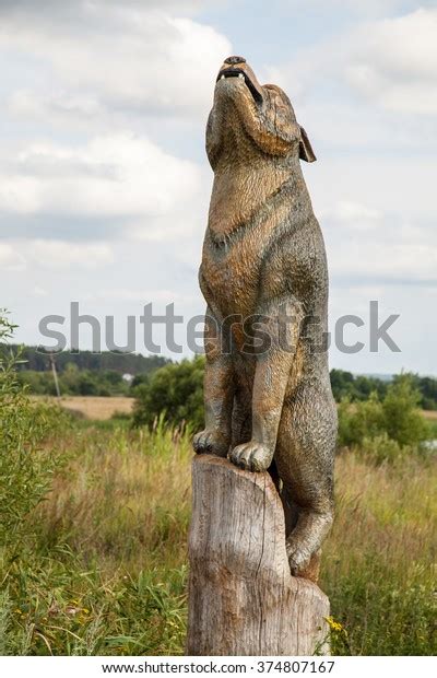 Tambov Wolf Russia Region Backwoods Statue Stock Photo (Edit Now) 374807167