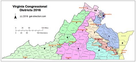 Virginia Election Districts Map | Virginia Map