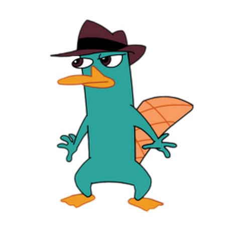 Check out this transparent Phineas and Ferb pet Perry the Platypus PNG image | Perry the ...