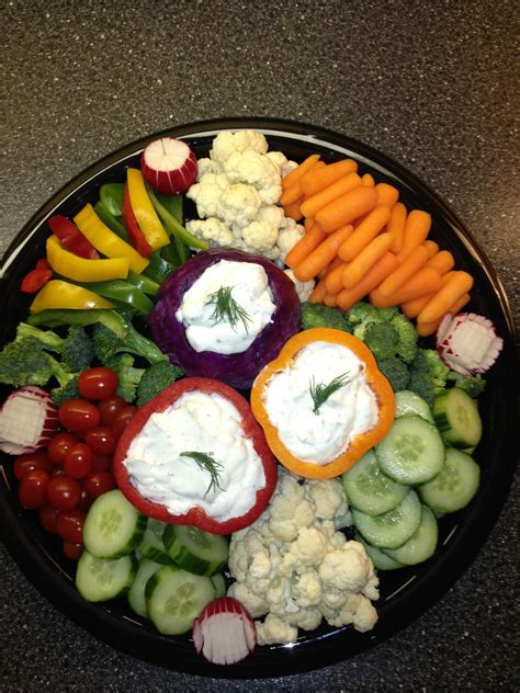 Veggie tray with cabbage and pepper dip bowls | Veggie tray, Stuffed peppers, Relish trays