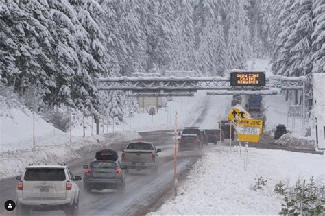 UPDATE: Whopping 4-8 feet of snow forecast on Oregon Cascade passes