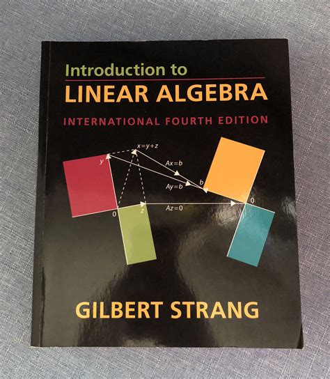 Gilbert Strang Introduction to Linear Algebra International 4th Edition, Books & Stationery ...