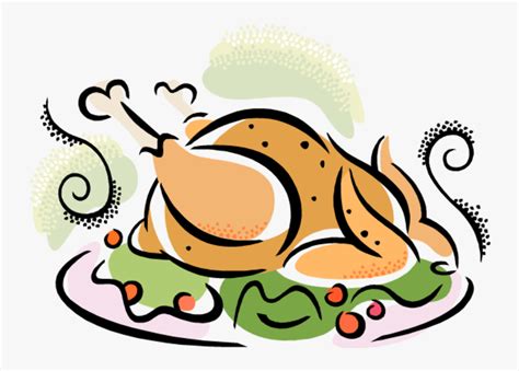 Transparent Thanksgiving Dinner Png - Christmas Turkey Dinner Clipart , Free Transparent Clipart ...