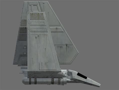 Game Ready Star Wars Imperial Shuttle 3D Model – Star Wars'n Stuff