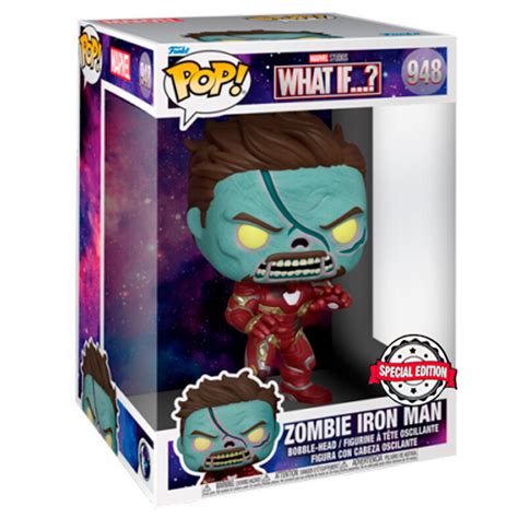 Funko Pop Zombie Iron Man (Super Sized 25 cm) | Funko Tienda