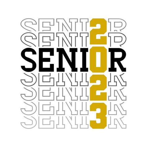 Senior 2023 Stacked SVG Graduation SVG Class of 2023 - Etsy Singapore