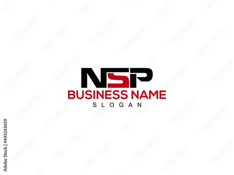 Letter NSP Logo Icon Vector Image Design For Company or Business Stock Vector | Adobe Stock