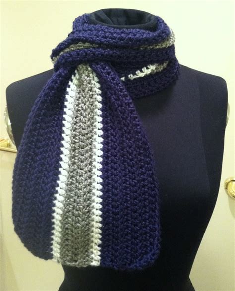 Items similar to Dallas Cowboys Scarf - Navy Blue, Gray and White ...