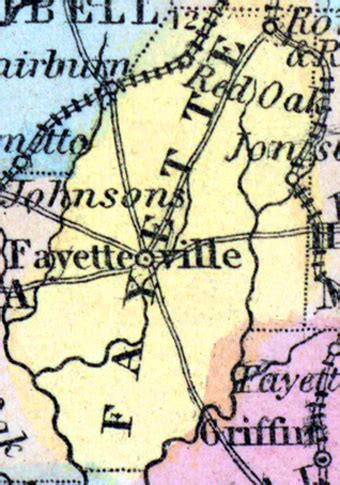 Fayette County, Georgia, 1857 | House Divided