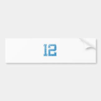 Number 12 Stickers | Zazzle