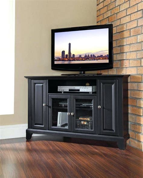 2024 Best of Black Wood Corner Tv Stands