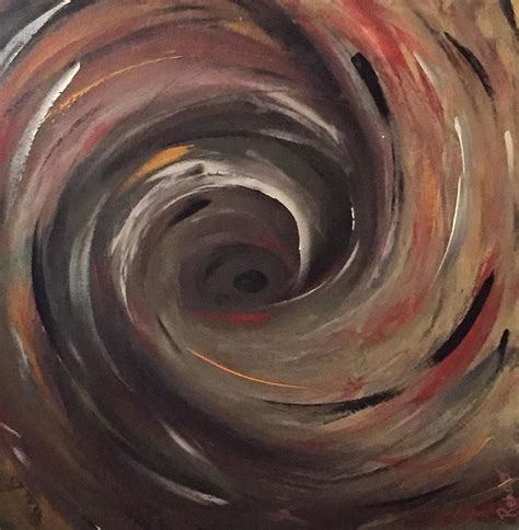 Downward Spiral Painting by Janice Rehder | Fine Art America