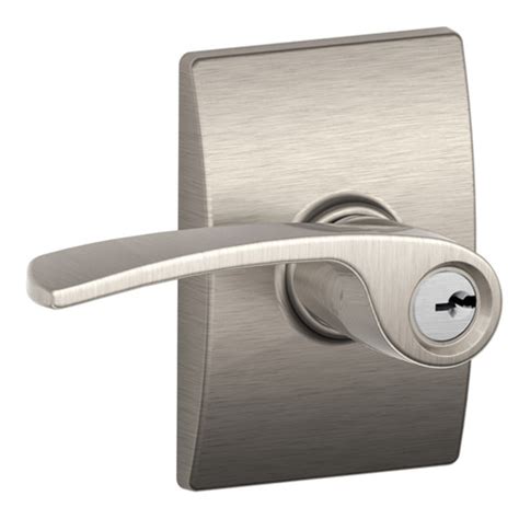 Schlage Lock Company LLC F51A-MER-619-CEN - Schlage Century Collection Door Lever Set (Keyed ...