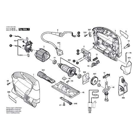 Bosch Spare Parts for Jig Saw PST 650 L