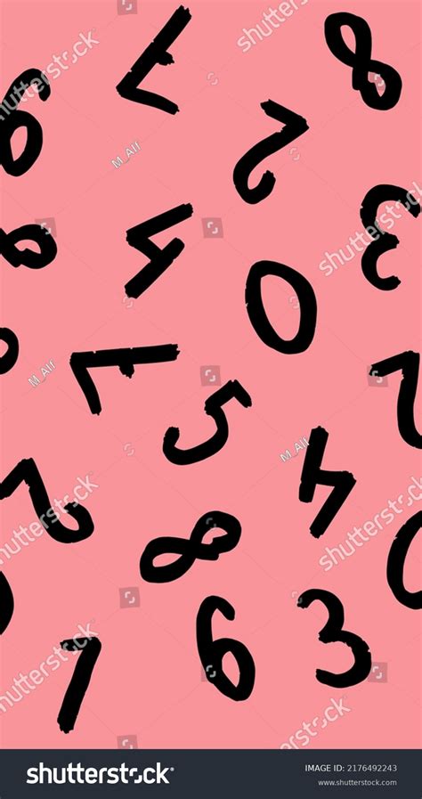 Template Image Keyboard Symbols Set Numbers Stock Illustration ...