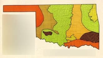 Oklahoma Regions Map Diagram | Quizlet